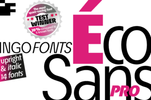 Éco Sans Pro Upright Italic Typeface for Marketers
